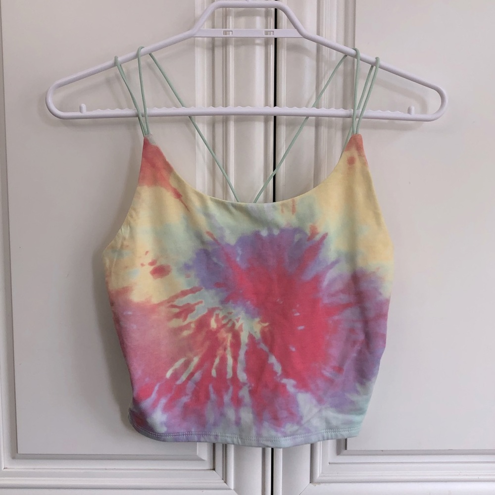Harlow ladies crop tank top